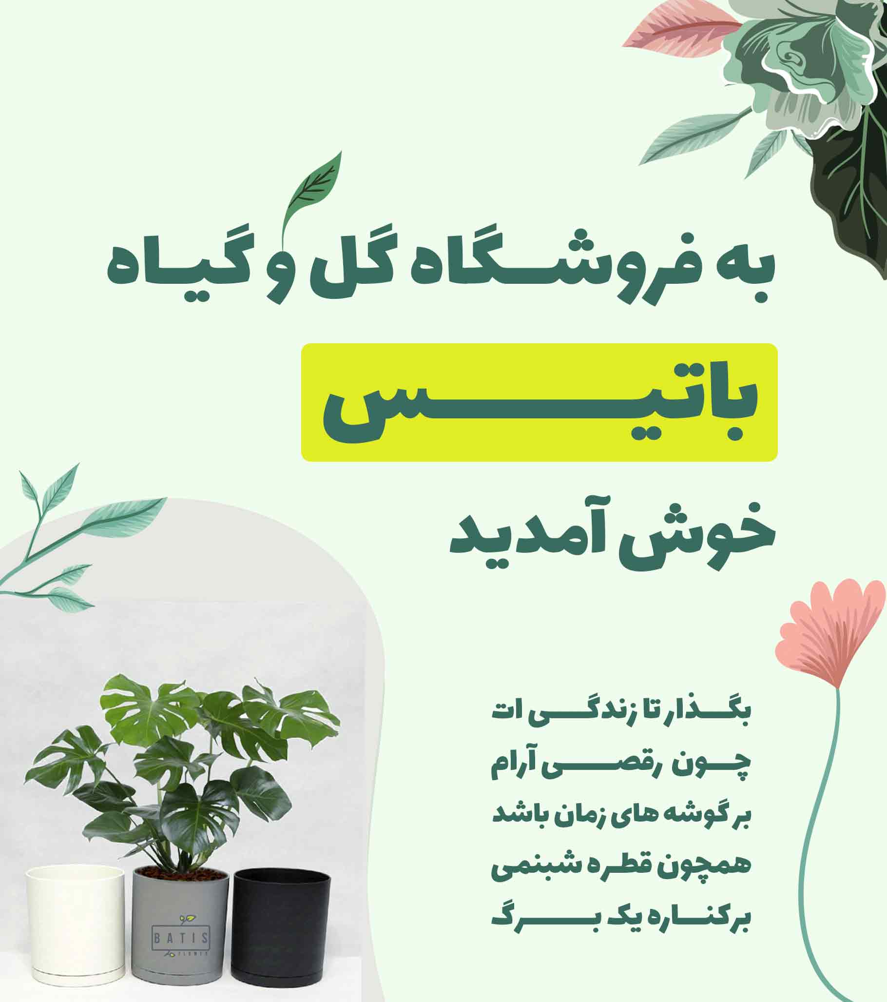 فروشگاه گل و گیاه باتیس